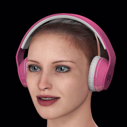Picture of Audio Headphones Model Poser Format
