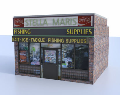 Picture of Bait Store Building Model Poser Format
