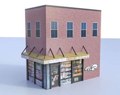 Picture of Bodega Store Building Model Poser Format