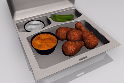 Picture of Buffalo Wings Food Models FBX Format