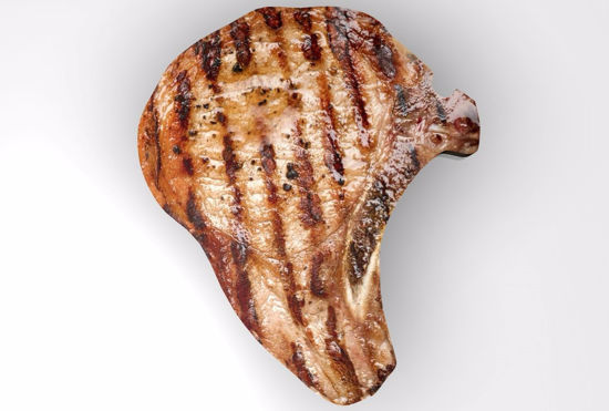 Picture of Grilled Pork Chop Food Model FBX Format
