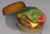 Picture of Hamburger Food Model FBX Format