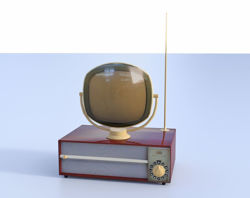 1950 Predicta TV Set Model Poser Format