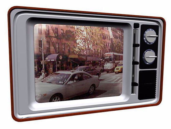 Picture of 1970's Television Set Model Poser Format