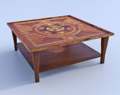 Picture of Low Den Table Furniture Model Poser Format
