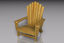 Picture of Adirondack Chair Furniture Model FBX Format