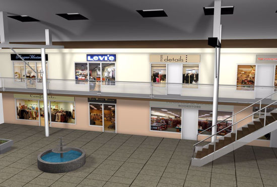 Picture of Mall Main Sections Environment FBX Format