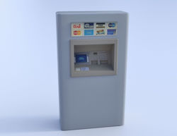 Bank ATM Machine Model FBX Format