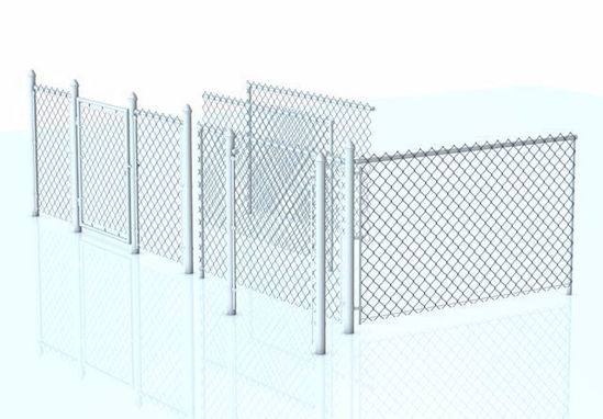 Picture of Modular Chain Link Fence Model Set Poser Format