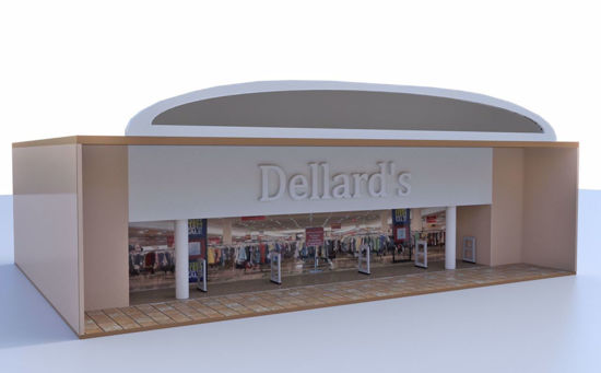 Picture of Modular Mall Large Retail Store Scene Poser Format