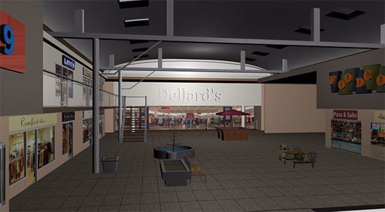 Picture of Modular Mall Large Retail Store Scene Poser Format