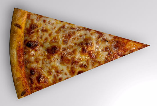 Picture of Cheese Pizza Slice Food Model FBX Format
