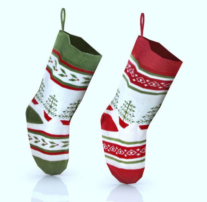 Picture of Christmas Stocking Models Poser Format