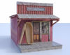 Picture of Old West Undertakers Building Model Poser Format
