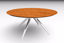 Picture of Contemporary Wood and Metal Table Poser Format