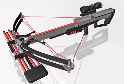 Picture of Crossbow Weapon Model FBX Format