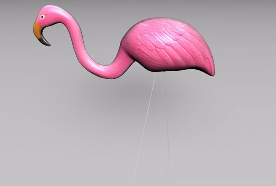 Picture of Pink Flamingo Yard Model FBX Format
