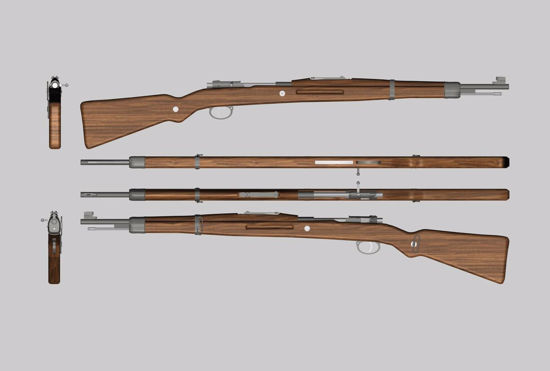 Picture of Czech VZ24 Sniper Refile Weapon Model FBX Format
