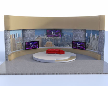 Picture of Daytime TV Talk Show Studio Scene Poser Format