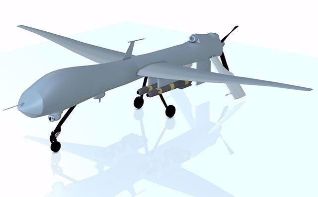 Predator Uav Drone Model Poser Format 3d Weapons And Militaposer World 