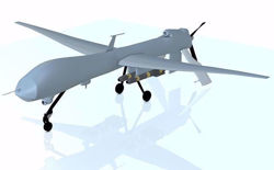 Predator UAV Drone Model Poser Format