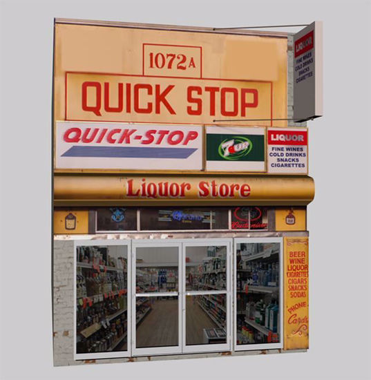 Picture of Quick Stop Store Model Poser Format