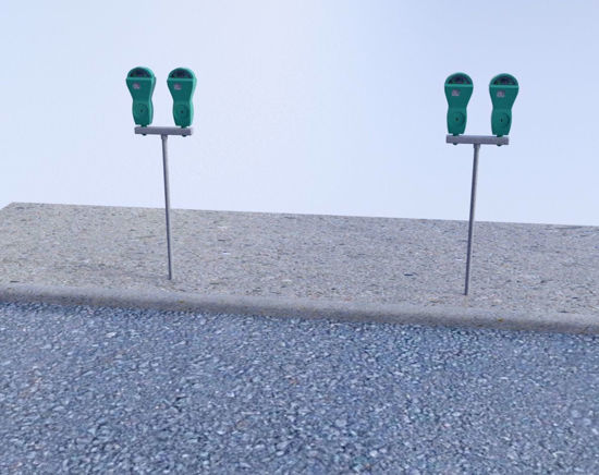 Picture of Double Parking Meter Model 2016 Poser Format