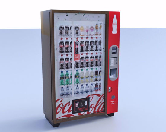Picture of Drink Vending Machine Model Poser Format