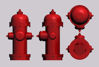 Picture of Fire Hydrant Model FBX Format