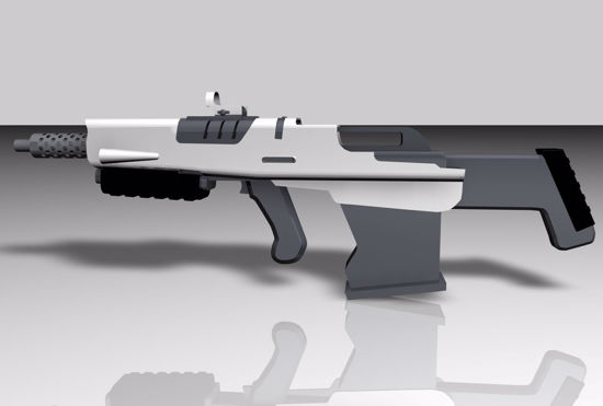 Picture of Sci-Fi Rifle Model 2 Poser Format