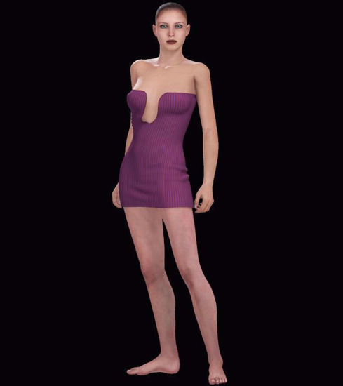 Picture of Sexy Strapless Dress for DAZ Victoria 4