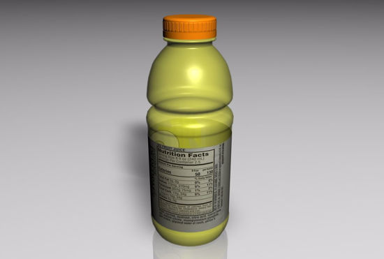 Picture of Gatorade Bottle Model FBX Format