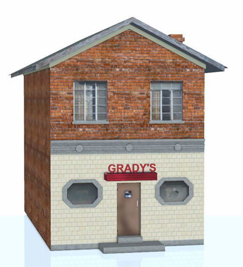Picture of Small Town Bar Building Model Poser Format