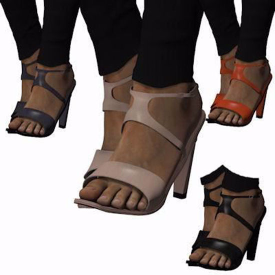 Picture of Square Toe Sandals for Hivewire3D Dawn