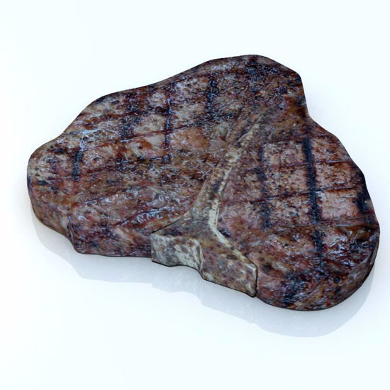 Picture of T-Bone Steak Model Poser Format