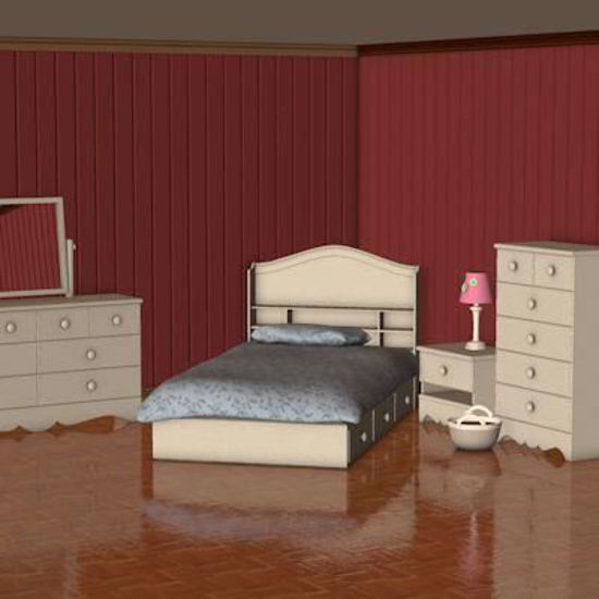 Picture of Teen Bedroom Model Poser Format