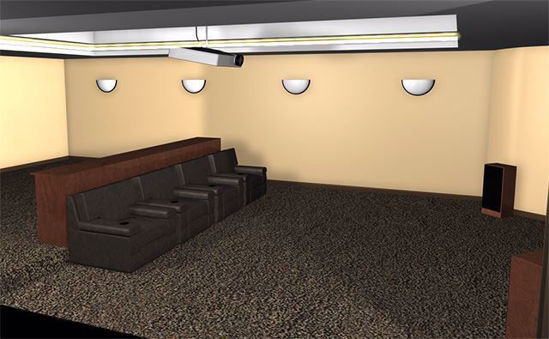 Picture of Home Theater Room Environment Poser Format