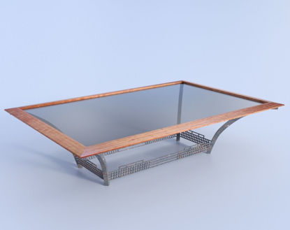 Picture of Industrial Coffee Table Furniture Model Poser Format