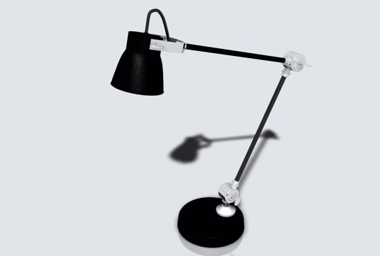 Picture of Industrial Style Desk Lamp Model FBX Format