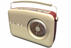 Vintage Bush Radio Model FBX Format