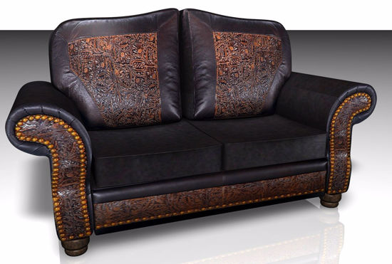 Picture of Leather Sofa Furniture Model FBX Format