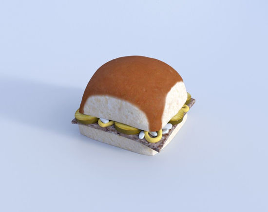 Picture of Little Slider Hamburger Model Poser Format