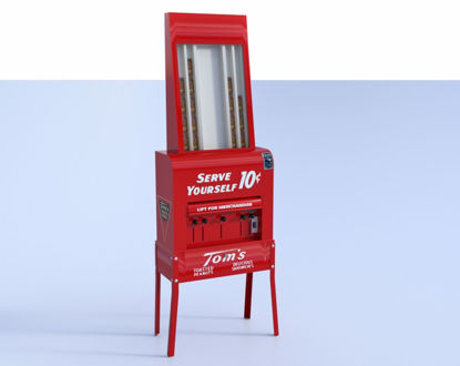 Picture of Vintage Peanut Vending Machine Model Poser Format