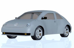 Volkswagen Beetle Car Model Poser Format