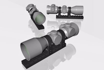 Picture of Weapon Scope Model FBX Format