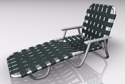 Webbed Lounge Chair Furniture Model FBX Format