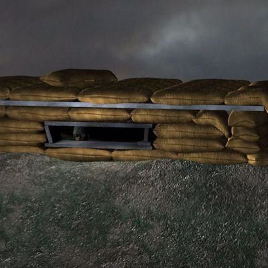 Picture of Military Sandbag Bunker Scene Poser Format