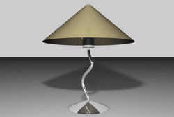 Modern Art Lamp Model FBX Format
