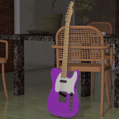 Picture of Right-Handed Telecaster Guitar Model Poser Format