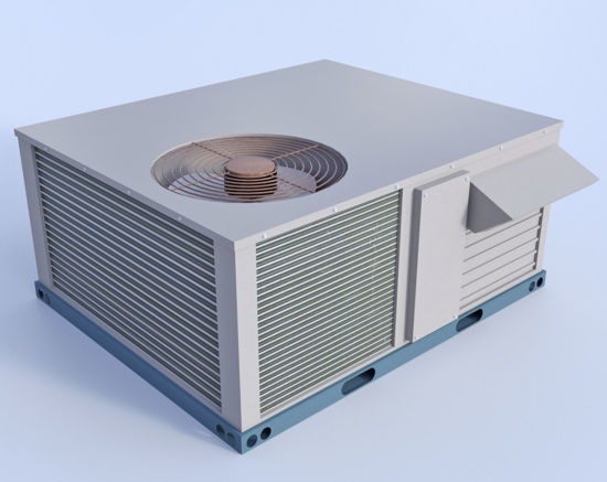 Picture of Rooftop A/C Unit Model Poser Format